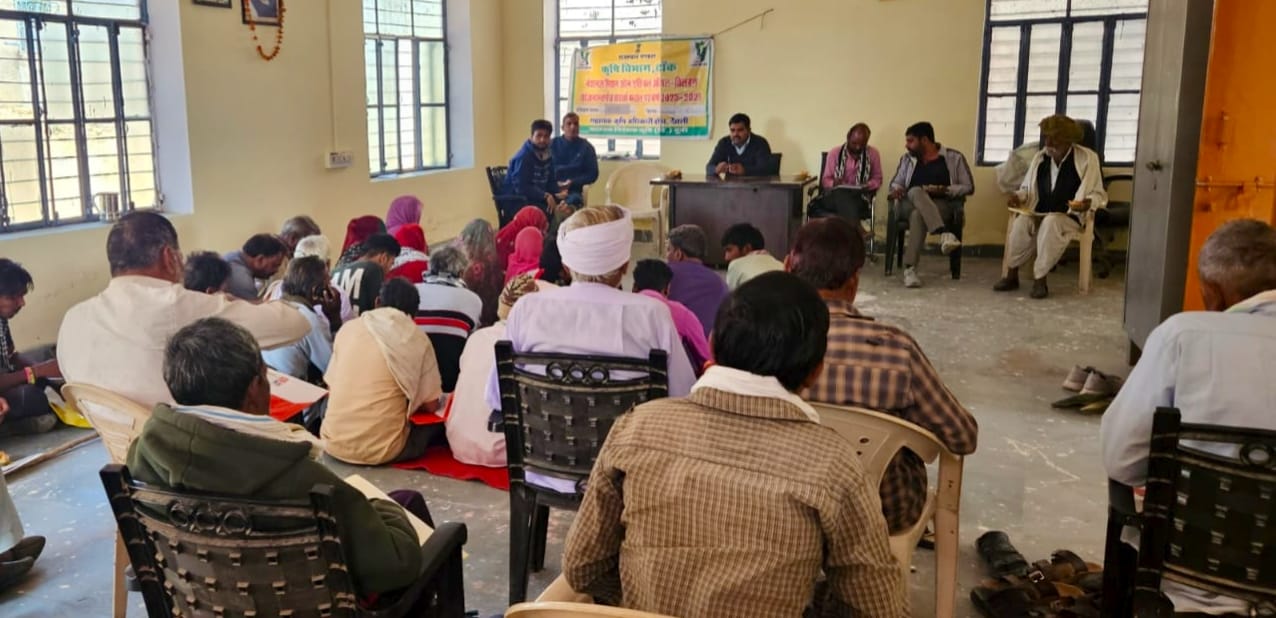 देवली,पनवाड़ ग्राम पंचायत मुख्यालय पर शुक्रवार को नेशनल मिशन ऑन एडिबल ऑयल (तिलहन) योजना के अंतर्ग