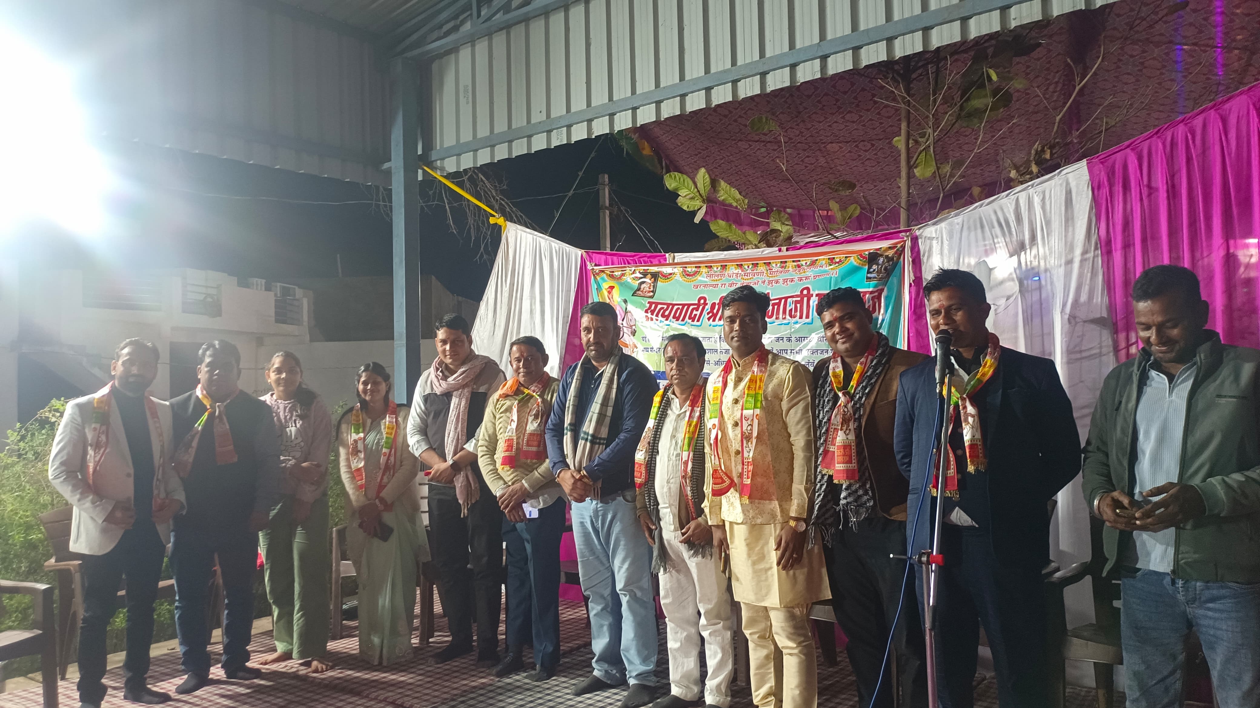 देवली,एक शाम तेजाजी के नाम कवि सम्मेलन  का हुआ आयोजन:--