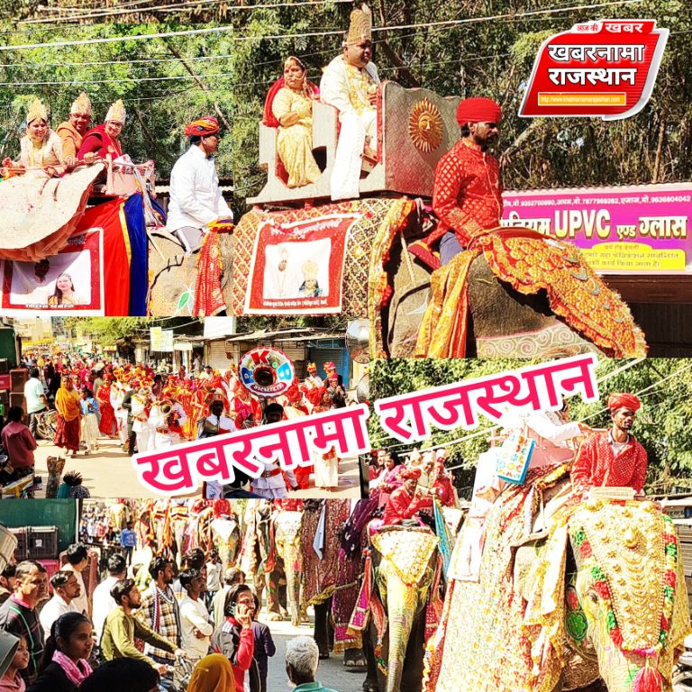 देवली,जैनत्व के जयघोष और 31 हाथियों और लवाजमे के साथ निकला जन्माभिषेक...,कदम-कदम पर हुई पुष्प वर्षा,ध