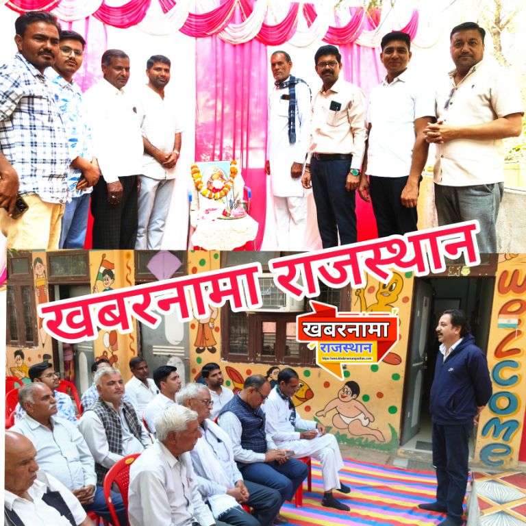 देवली, चर्च रोड स्थित आइडियल किड्स इंटरनेशनल स्मार्ट स्कूल में आज महाराजा सूरजमल की जयंती श्रद्�