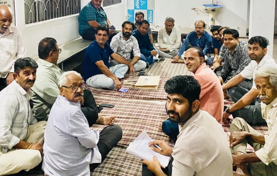 देवली ,शहर की पूज्य सिंधी पंचायत संस्था द्वारा आगामी चेटीचंड पर्व को हर्षोल्लास के साथ मनाने के ल