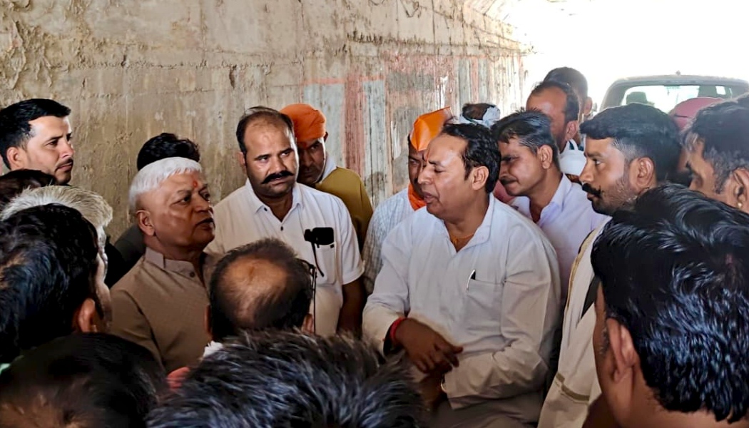 देवली ,भीलवाड़ा सांसद दामोदर अग्रवाल और जहाजपुर-कोटड़ी विधायक गोपीचंद मीणा ने गुरुवार को नेशनल �