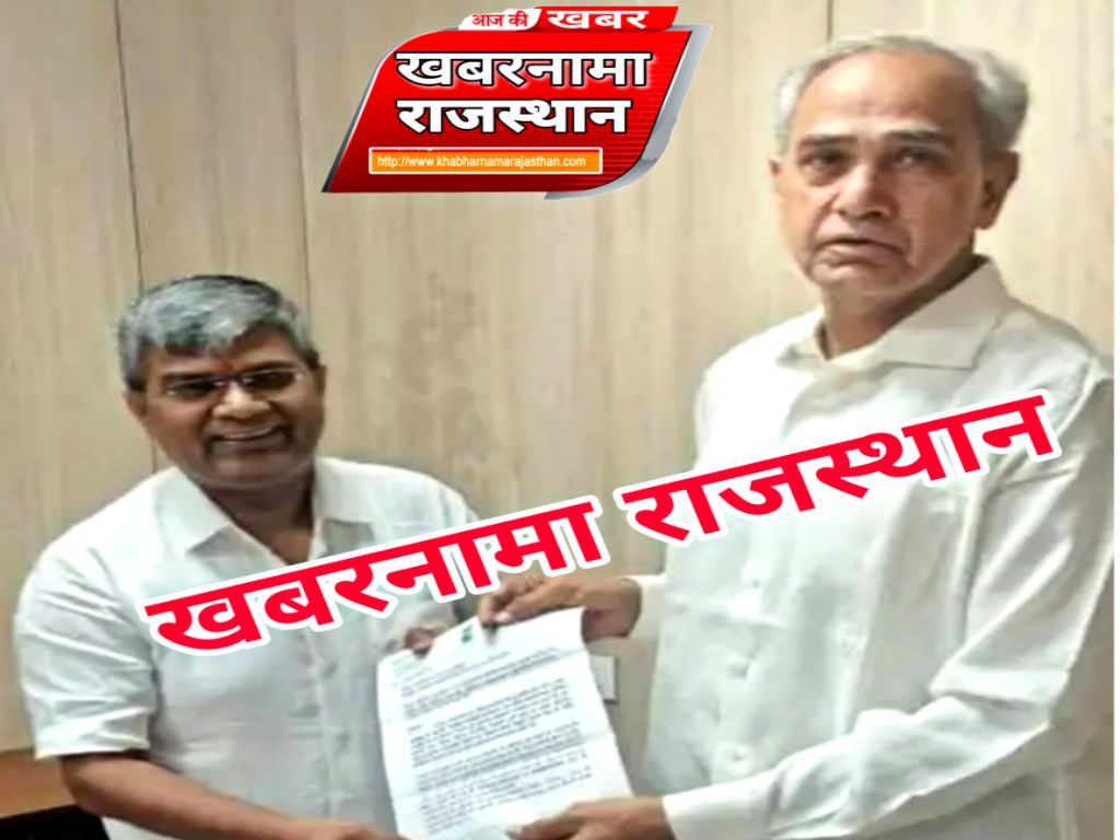 देवली,सरोली मोड़ पर फ्लाईओवर निर्माण की मांग सांसद ने एनएचएआइ चेयरमैन को सौंपा पत्र