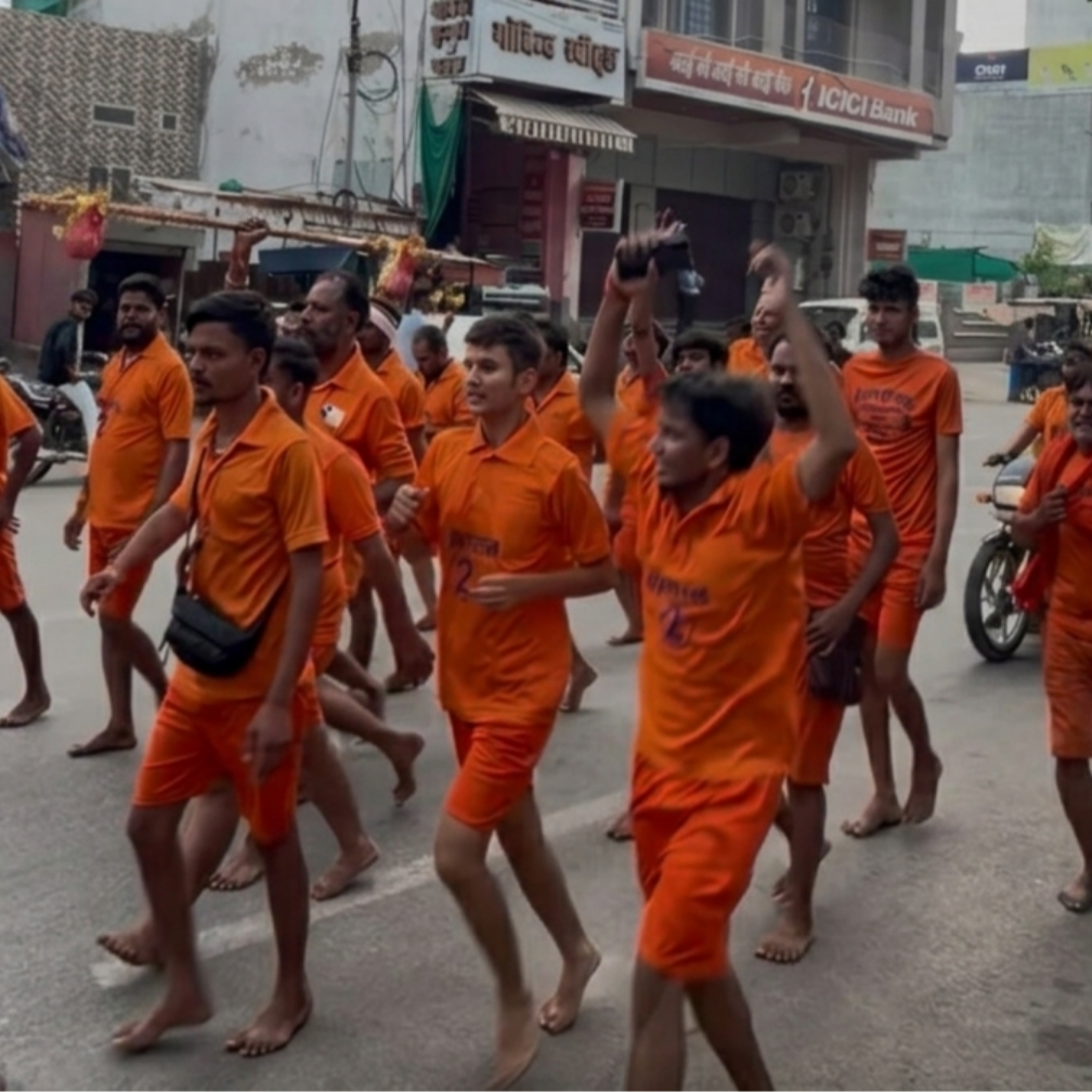 2700 किमी की 'नान स्टॉप' डाक कावड़ यात्रा का देवली में जोरदार स्वागत, गूंजे बम-बम भोले के जयकारे