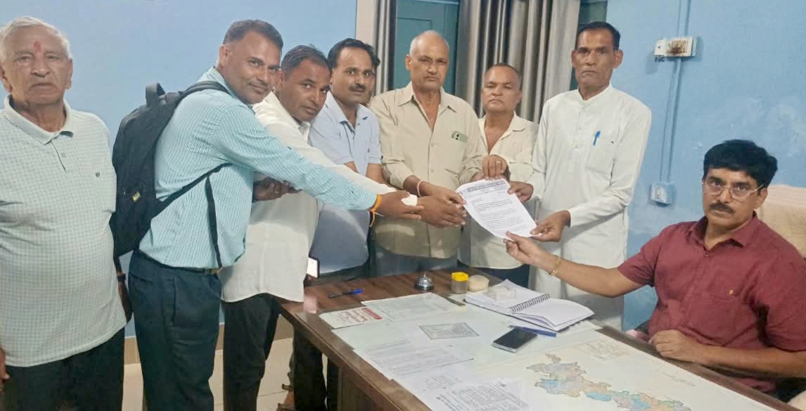 देवली,भारतीय किसान संघ ने मुख्यमंत्री के नाम सौंपा ज्ञापन
