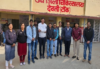 देवली,एसडीओ की दबंगई के विरोध में डॉक्टर्स ने कार्य बहिष्कार किया