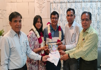 देवली , श्री बोरड़ा गणेश मंदिर परिसर में विकास कार्यों के लिए शहर निवासी एक दानदाता परिवार ने 50 हजा
