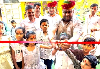 देवली , शहर में “श्री जोधपुर मिठाई वाला” मिठाई प्रतिष्ठान का उद्घाटन रविवार को विधिवत पूजा अर्चन