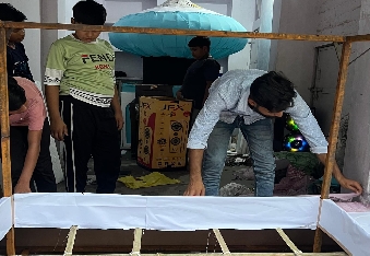 देवली,हज़रत इमाम हुसैन की शहादत में मनाए जाने वाले ताज़िए मोहर्रम पर रविवार को शहर के विभिन्न स्थ