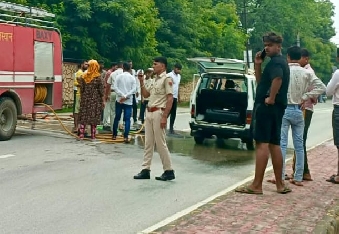 देवली में जयपुर रोड स्थित सीआईएसएफ की 9वीं आरक्षित बटालियन के गेट के सामने गुरुवार सुबह करीब 10:30 बज