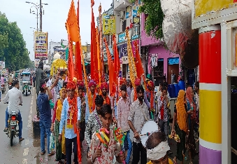 देवली,श्रीचारभुजा प्रभातफेरी मंडल देवली के तत्वावधान में 39वीं श्री कल्याण जी पदयात्रा गुरुवार 