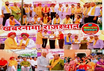 टोंक,छीपा सप्तमी महोत्सव का  आयोजन श्री संत नामदेव छीपा समाज भवन कुंडियों के बालाजी टोंक में संपन