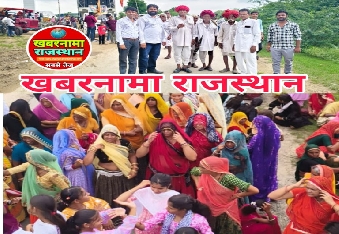 पनवाड़ से 12वीं पैदल यात्रा चांदली मां हिंगलाज के पहुंची ध्वज चढ़ाया पाई पंगत प्रसादी