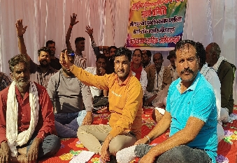 देवली , बीसलपुर बांध की जल भराव क्षमता बढ़ाने के सरकार के प्रस्ताव के खिलाफ क्षेत्र के विस्थापितो