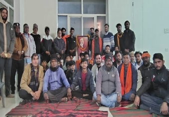 देवली ,विश्व हिंदू परिषद एवं बजरंग दल देवली नगर द्वारा राष्ट्र निर्माण के प्रणेता स्वामी विवेका�