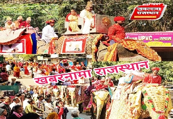 देवली,जैनत्व के जयघोष और 31 हाथियों और लवाजमे के साथ निकला जन्माभिषेक...,कदम-कदम पर हुई पुष्प वर्षा,ध