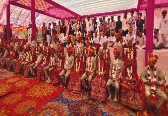 देवली,चांदली माताजी परिसर में गुरुवार को प्रजापति समाज का नि:शुल्क सामूहिक विवाह सम्मेलन हर्षोल