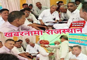 देवली,विधायक राजेंद्र गुर्जर के आश्वासन के बाद किसानों का 124 दिन से जारी धरना समाप्त हुआ