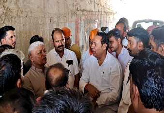 देवली ,भीलवाड़ा सांसद दामोदर अग्रवाल और जहाजपुर-कोटड़ी विधायक गोपीचंद मीणा ने गुरुवार को नेशनल �