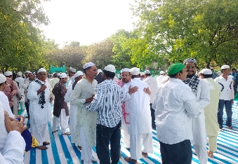 देवली,बलिदान का पर्व ईद-उल-अजहा हर्षोल्लास के साथ मनाया,नमाजियों के लिए की गई विशेष व्यवस्था
