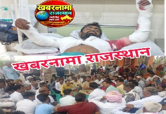 देवली,विद्युत कार्य के दौरान युवक के झुलसने का मामला, ग्रामीणों ने कार्रवाई व मुआवजे की मांग की ग�