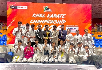 नेशनल कराटे चैंपियनशिप में देवली के खिलाड़ियों ने जीते 14 मेडल, बेस्ट टीम ट्रॉफी भी मिली