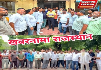 देवली,सफाई कर्मचारियों की स्थायी नियुक्ति की मांग, मुख्यमंत्री के नाम का सौंपा ज्ञापन