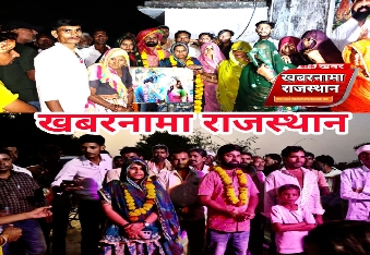 वार्ड नंबर 33 से निर्वाचित पार्षद केपी सिंह नरूका के अपने पैतृक गांव गेरोटी में स्वागत